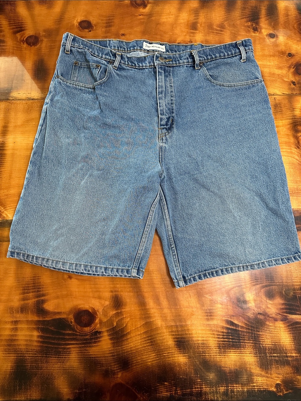 Canyon River Blues Men's Classic Denim Shorts in Light Blue